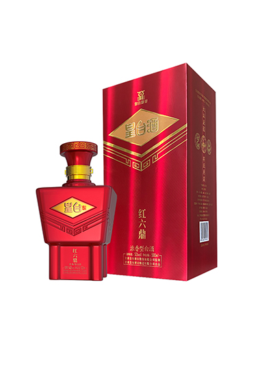 皇台酒红六鼎42度浓香型纯粮食陈酿白酒婚庆喜宴酒500ml