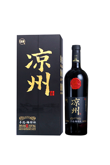 甘肃凉州生态干红葡萄酒（汉韵）手选梅特林红酒送礼 750ml单瓶装